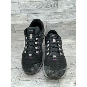 Merrell Fly Strike Black‎ Purple Women's Athletic Running Shoes Sneakers Size 8